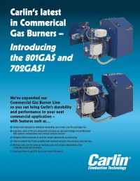 801GAS & 702GAS Commercial Burner Sales Sheet