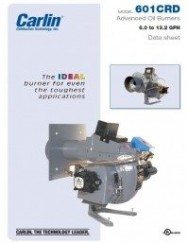 601CRD Oil Burner Data Sheet<br /><br />