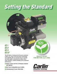 EZ-Oil Burners Sales Sheet