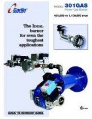 301GAS Gas Burner Data Sheet<br /><br />